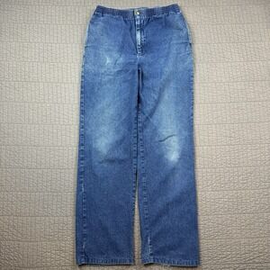 Vintage Oshkosh Jeans Men's 34x34 (30x31)‎ Blue Straight Leg Denim Made In USA